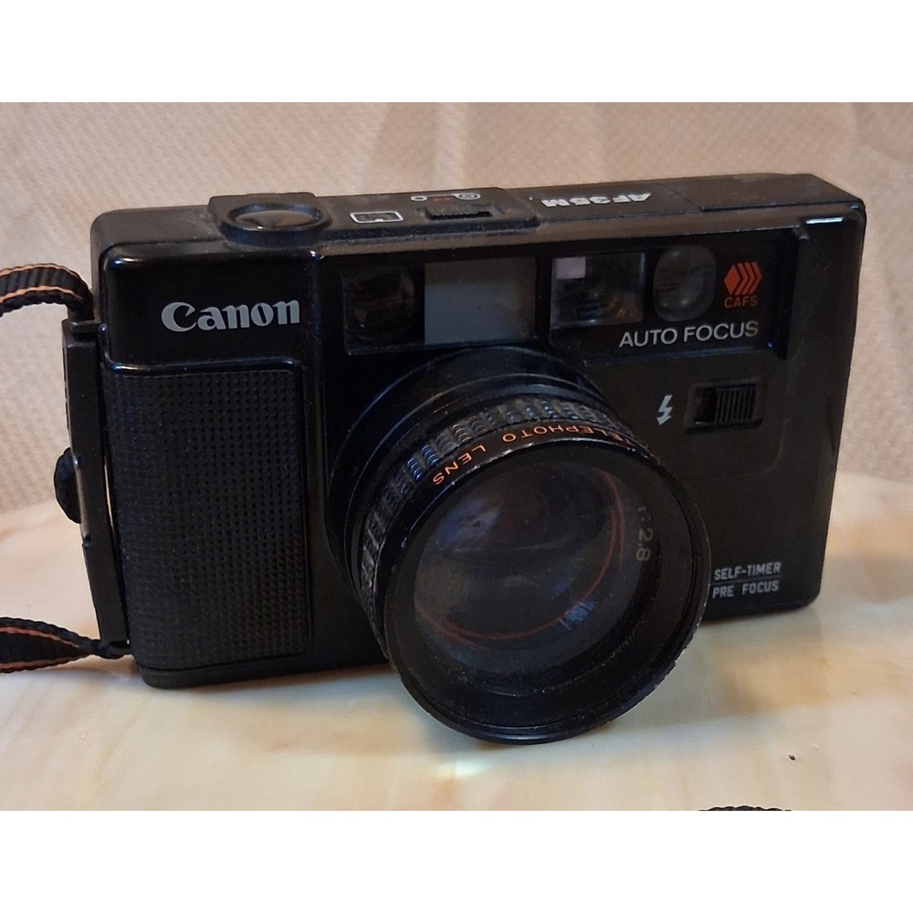 Canon AF35M 35mm Film Camera Vintage Point and Shoot Untested for Parts Repair